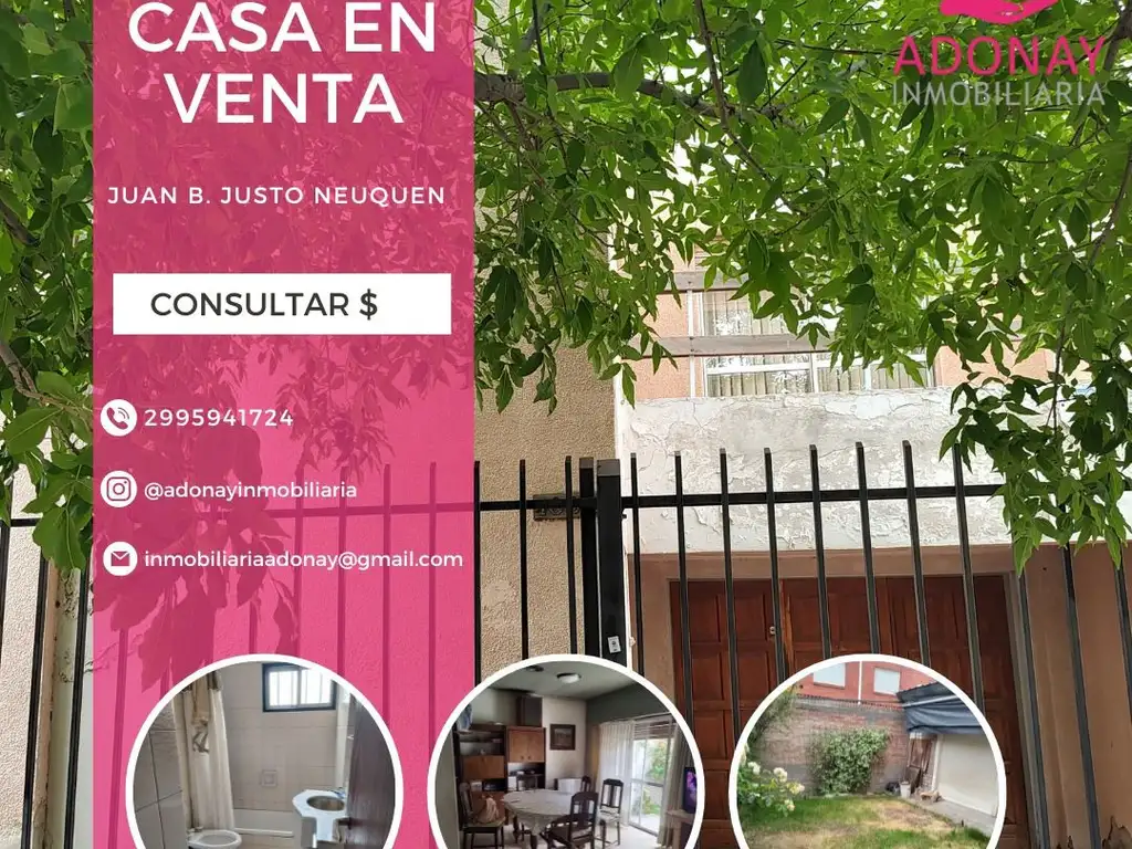 Venta Casa 4 Dormitorios 1 Cochera 188m2 Juan B Justo 1000 Neuquen