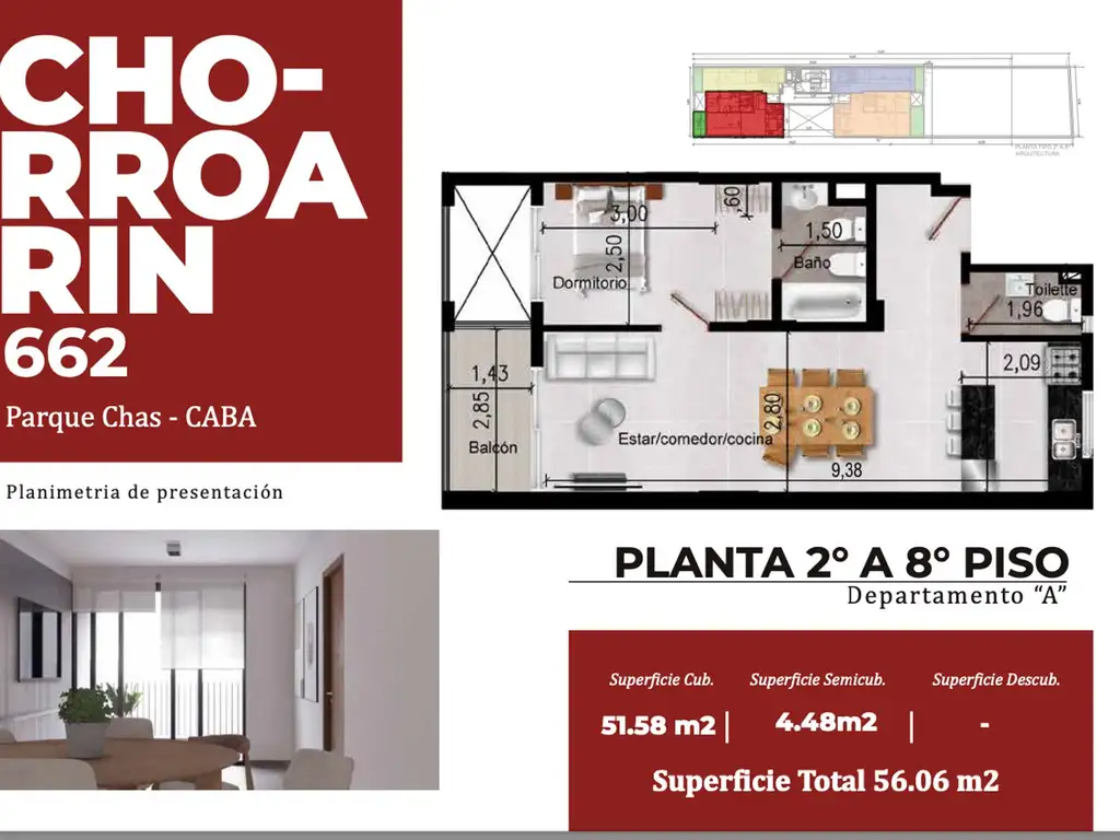 Departamento Venta Ambientes A Estrenar M Norte Avenida