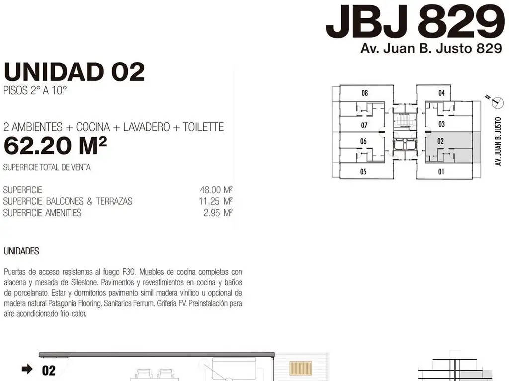 Departamento Venta Ambientes A Estrenar M Con Balc N Juan B