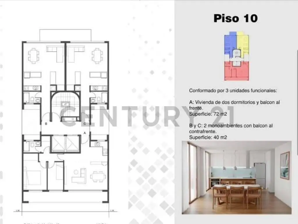 Venta Departamento A Os Dormitorios M Con Balc N