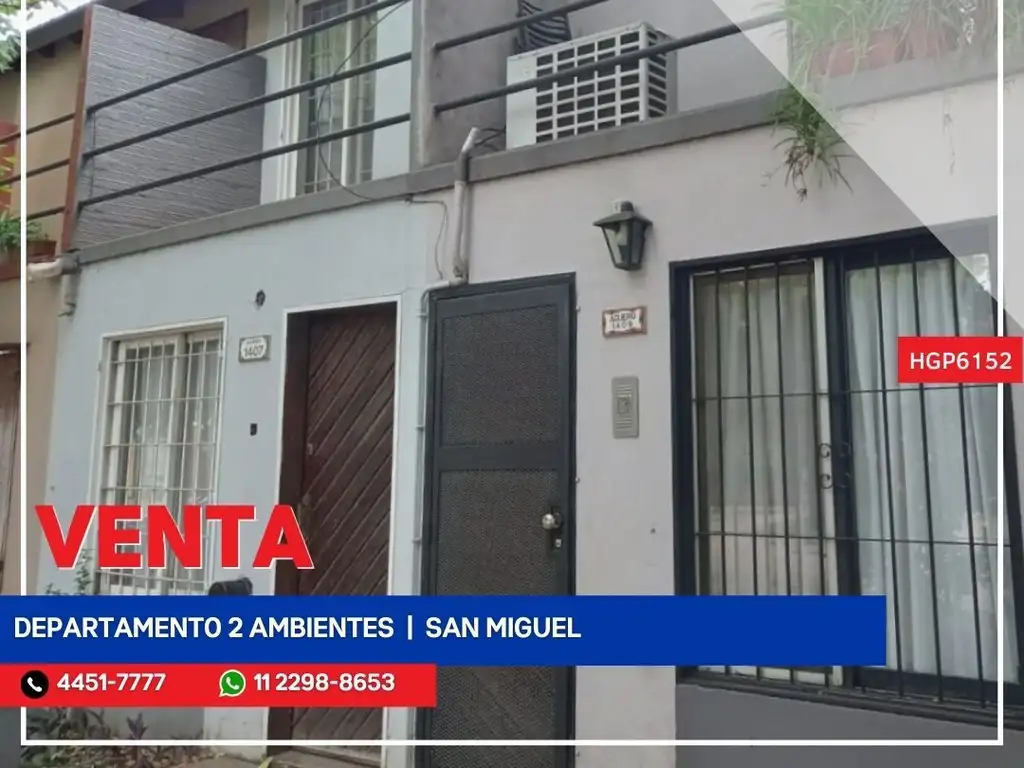 Departamento - Venta - Argentina, San Miguel - Cnel L. M. Arguero 1400