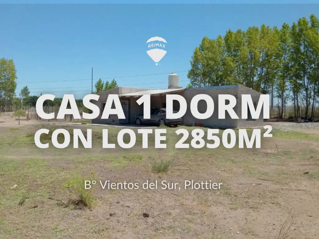 VENTA CASA UN DORMITORIO