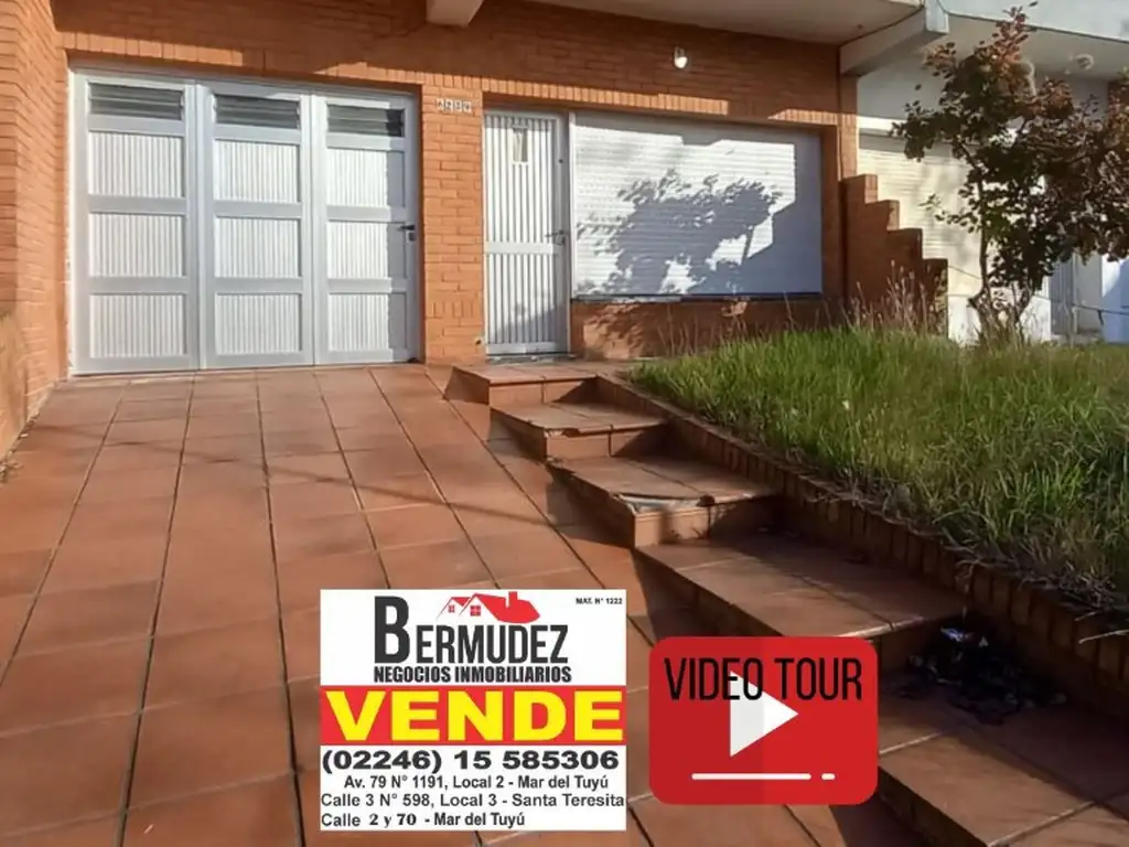 Venta Casa De 2 Ambientes A Dos Cuadras Del Mar En Mar Del Tuyú Calle 2 Entre 62 Y 63