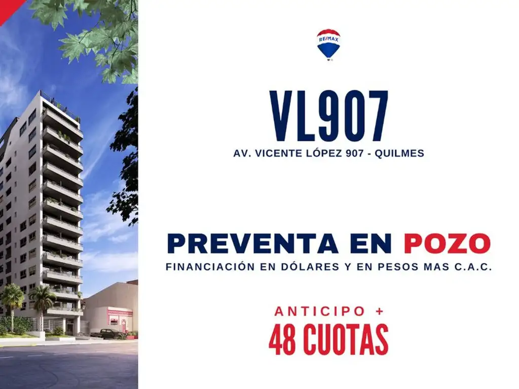 VENTA DEPARTAMENTO FINANCIACION 48 CUOTAS QUILMES