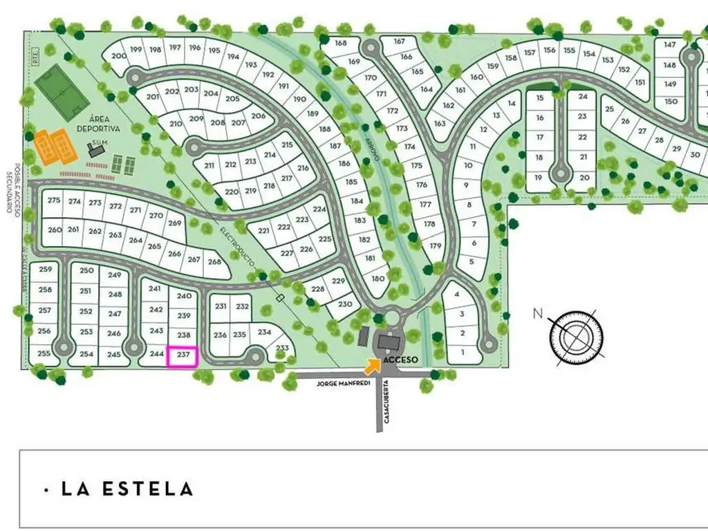 Terreno en venta - 625Mts2 - Pilar Del Este