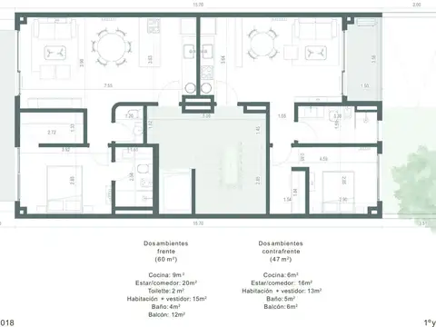 Departamento 3 ambientes venta Villa Urquiza