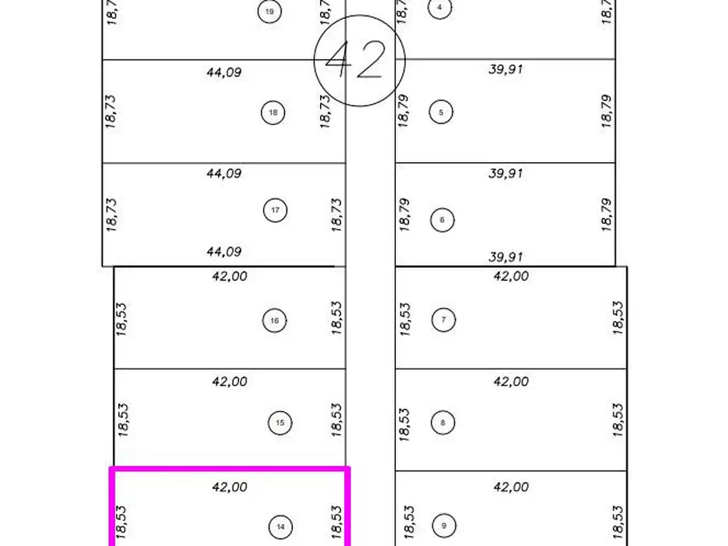 Terreno en venta - 779mts2 - Centro Agricola El Pato