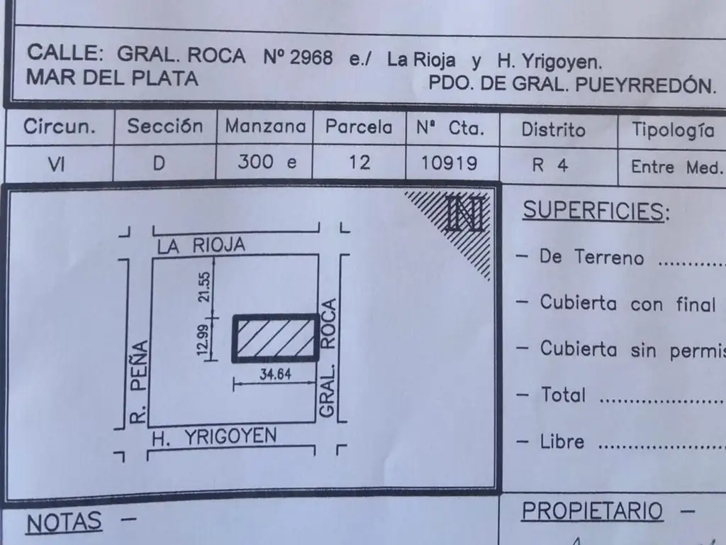 LOTE BARRIO CHAUVIN