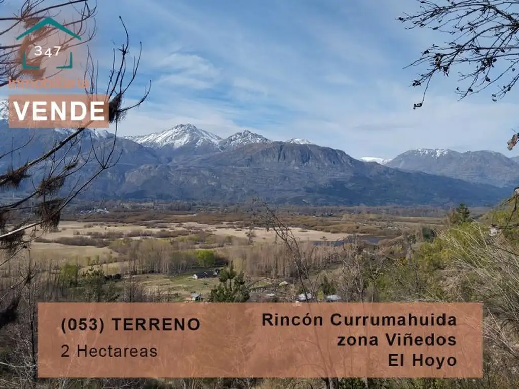 (053) TERRENO 2 Hectáreas rincón Currumahuida zona Viñedos, El Hoyo