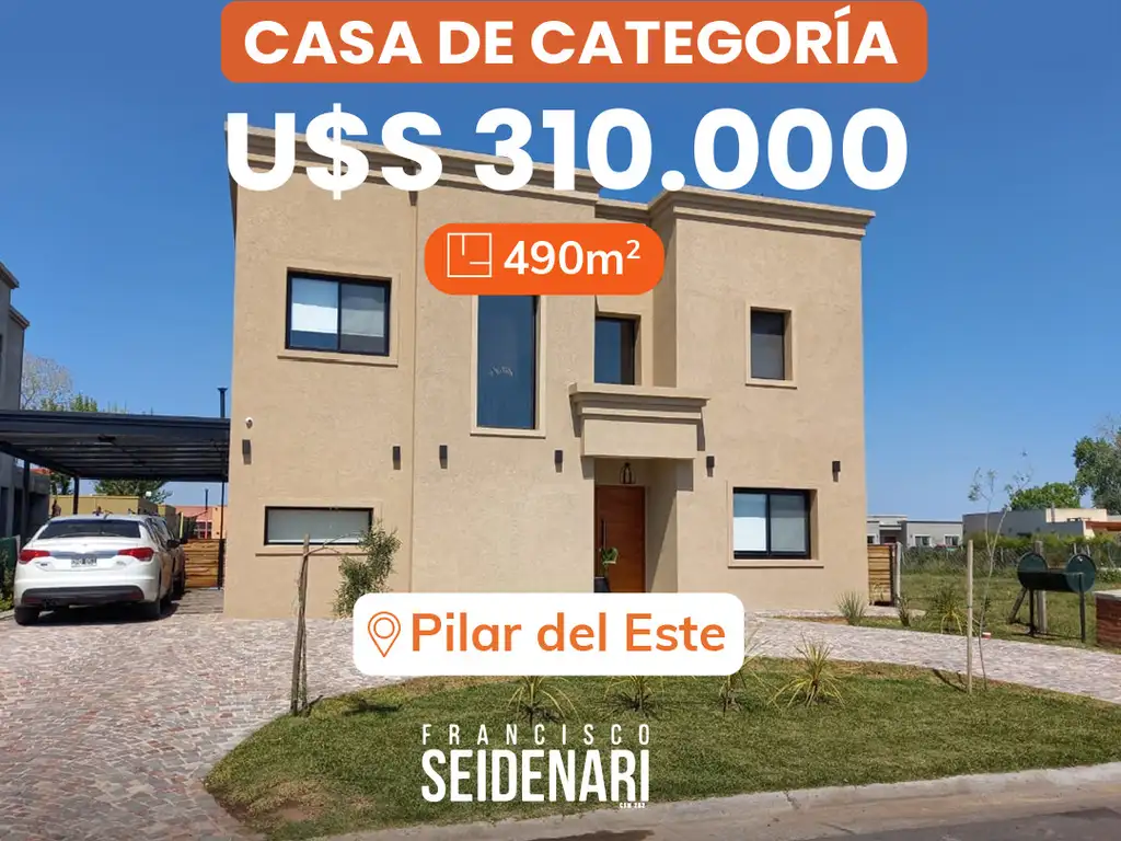 VENTA CASA DE CATEGORIA – BARRIO SAN RAMON – PILAR DEL ESTE