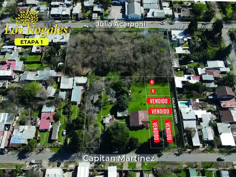 En venta lotes en nuevo barrio cerrado Los Nogales de Jose C Paz. Anticipo y hasta 60 cuotas