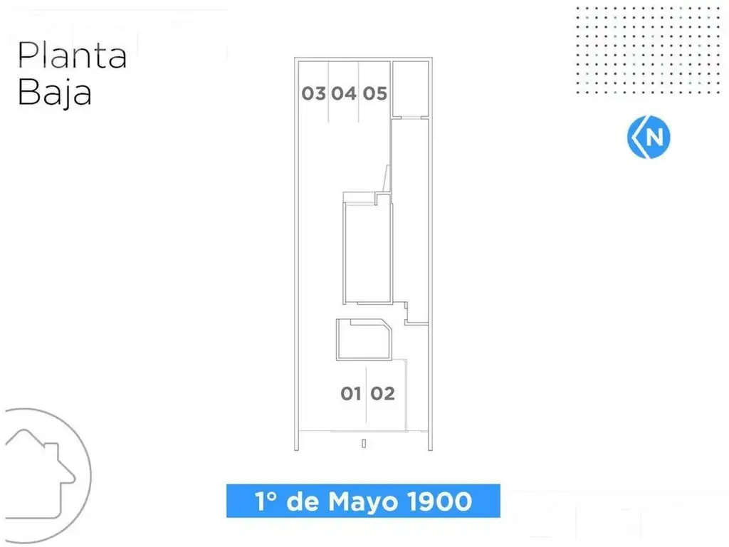 Cochera descubierta