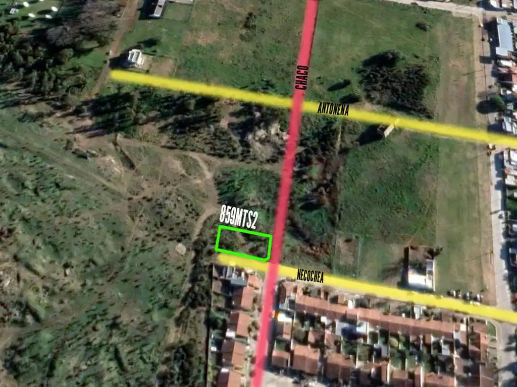 Terreno venta 20x40 mts aproximados - 859mts2 totales - Tandil