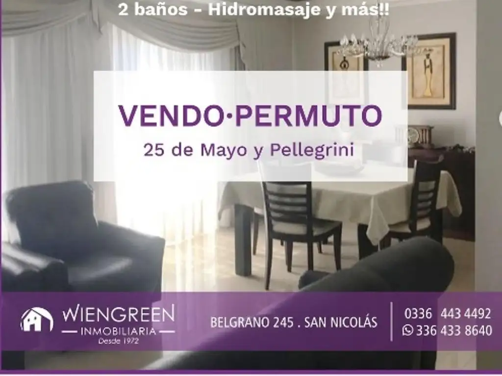 VENDO o PERMUTO   Departamento de 3 Dormitorios