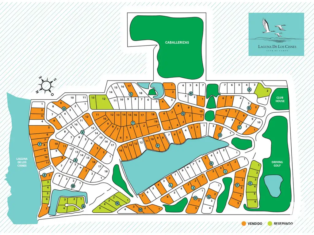 Extenso terreno en Laguna de los Cisnes