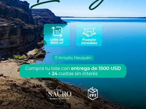 Lote En Neuquén - Loteo Sauro Ecoestancias Del Limay - Lotes Desde 1000 m2