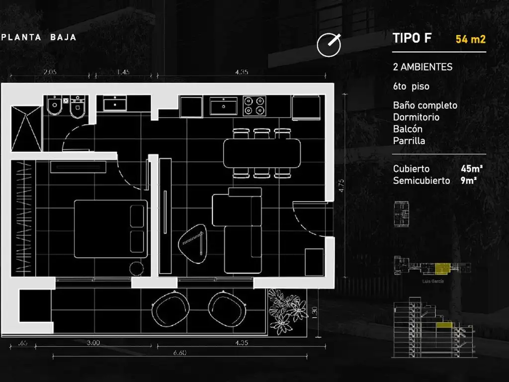 Departamento en el emprendimiento Edificio Luis García 1021,