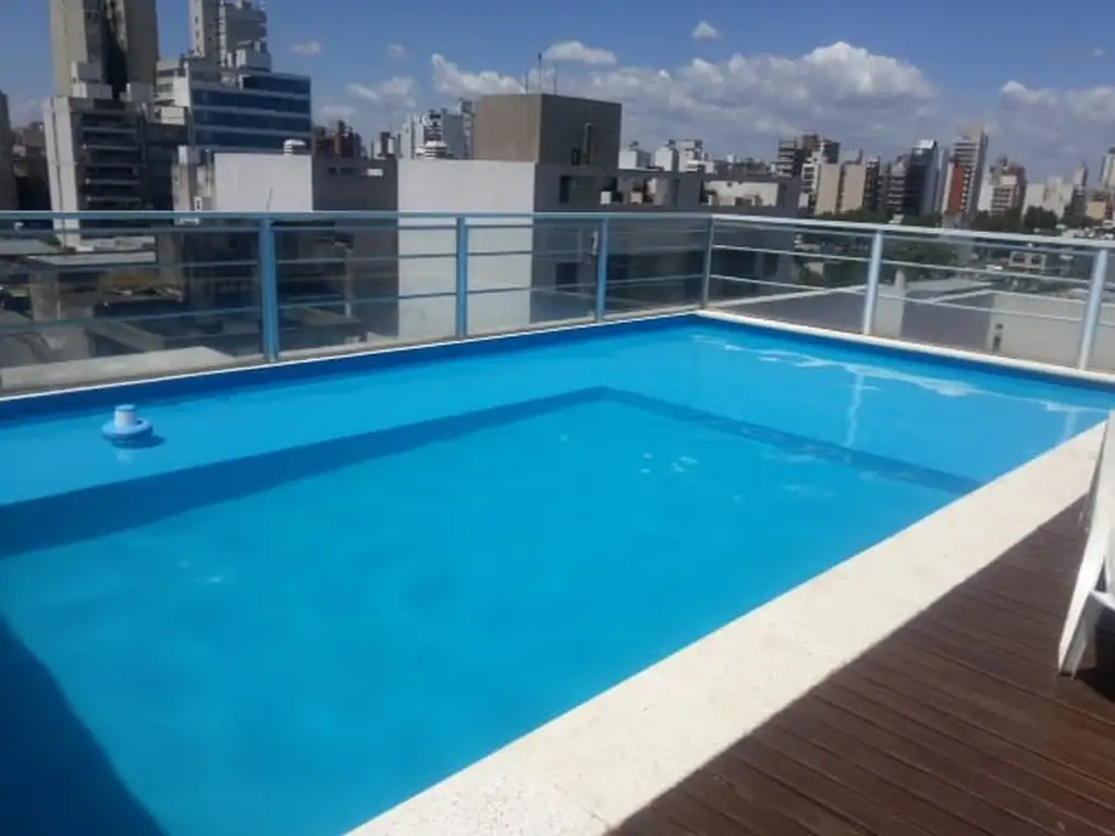 6 E/ 41 Y 42-DEPTO 2 AMBIENTES C/ COCHERA. EDIFICIO CON PISCINA PARRILLA Y GIM