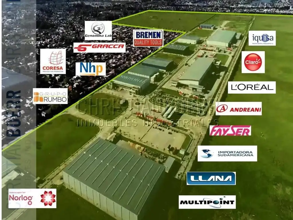 Fraccion Industriales desde 6.150m², 12.160m², 14.250m² y 15