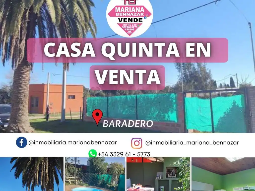 Casa quinta en venta de 594m2 ubicado en Baradero