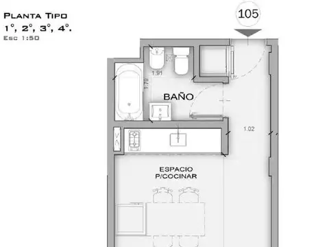 Departamento en el emprendimiento Avenida Santa María de las