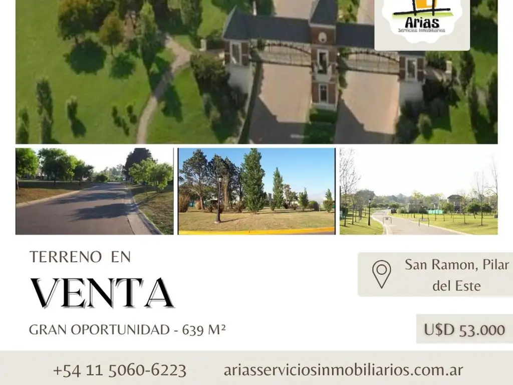 Lote a la venta San Ramiro Pilar del Este