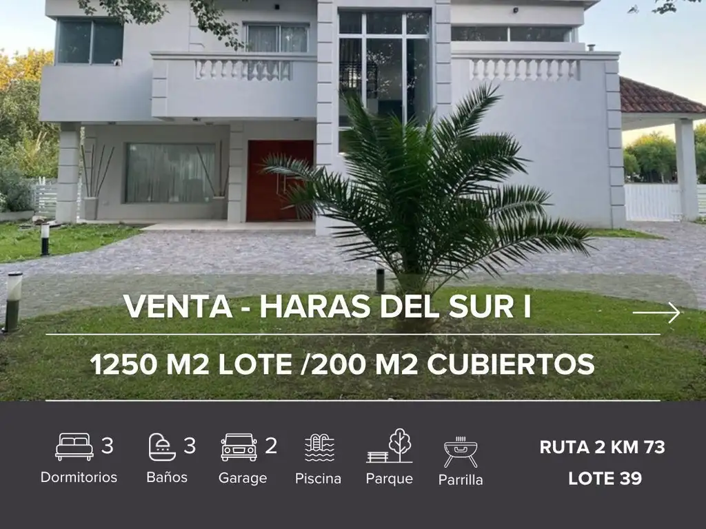 Venta de Casa Haras del Sur II, Brandsen