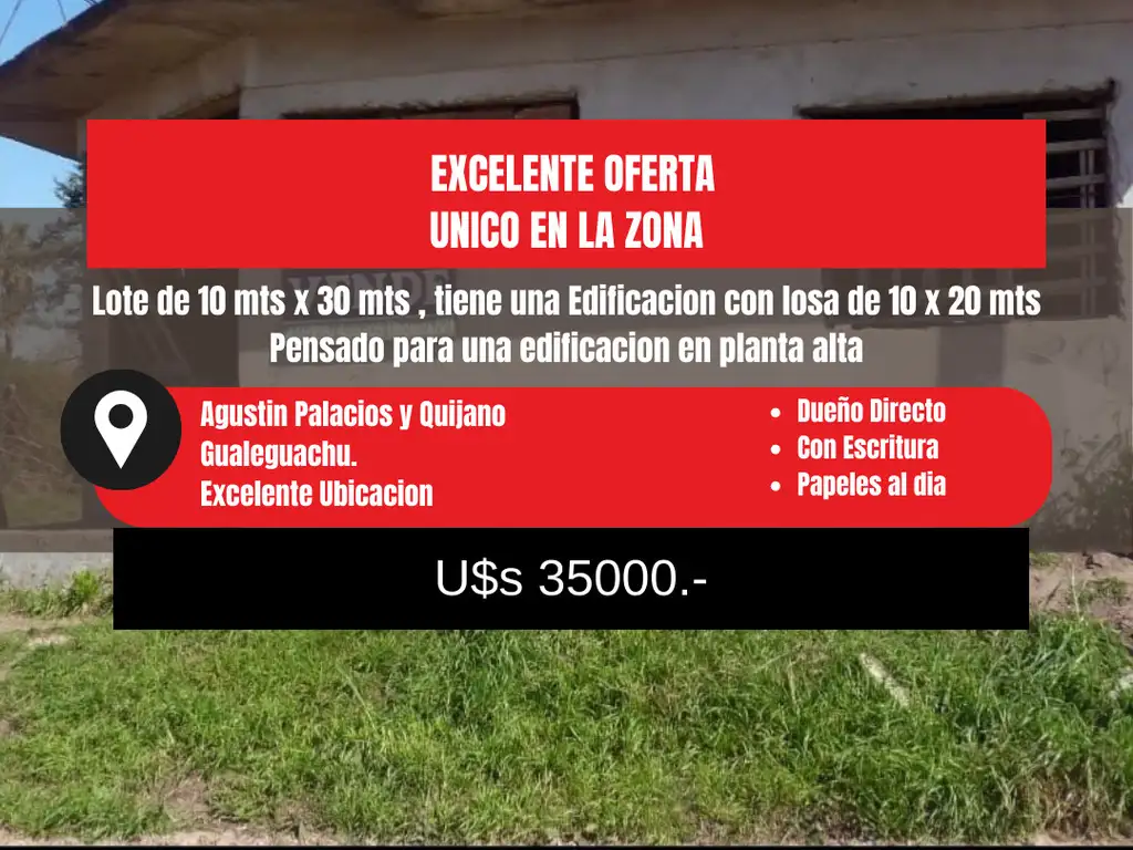 Local / Terreno en venta en Gualeguaychu