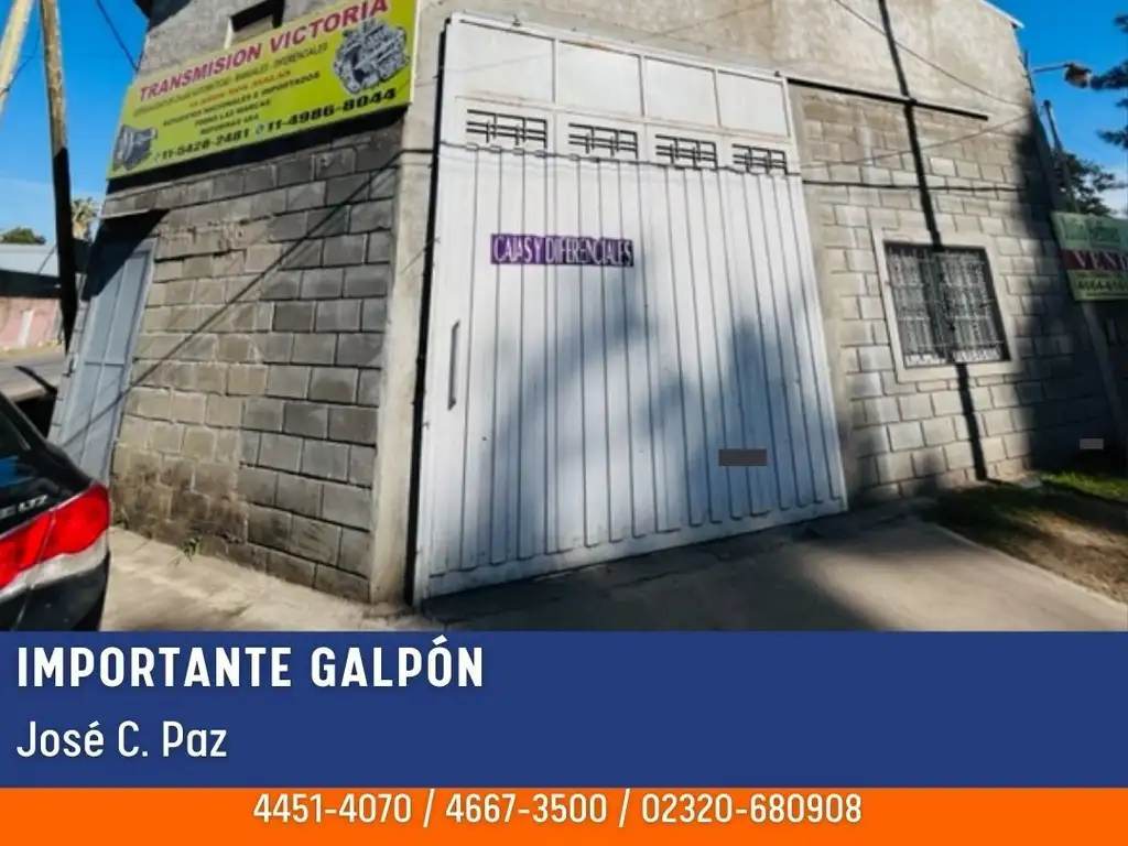 Galpón - Venta - Argentina, José C Paz