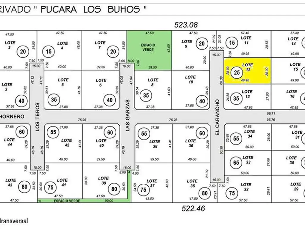 Barrio Privado Pucara Los Buhos - Lote 12 - Roldán