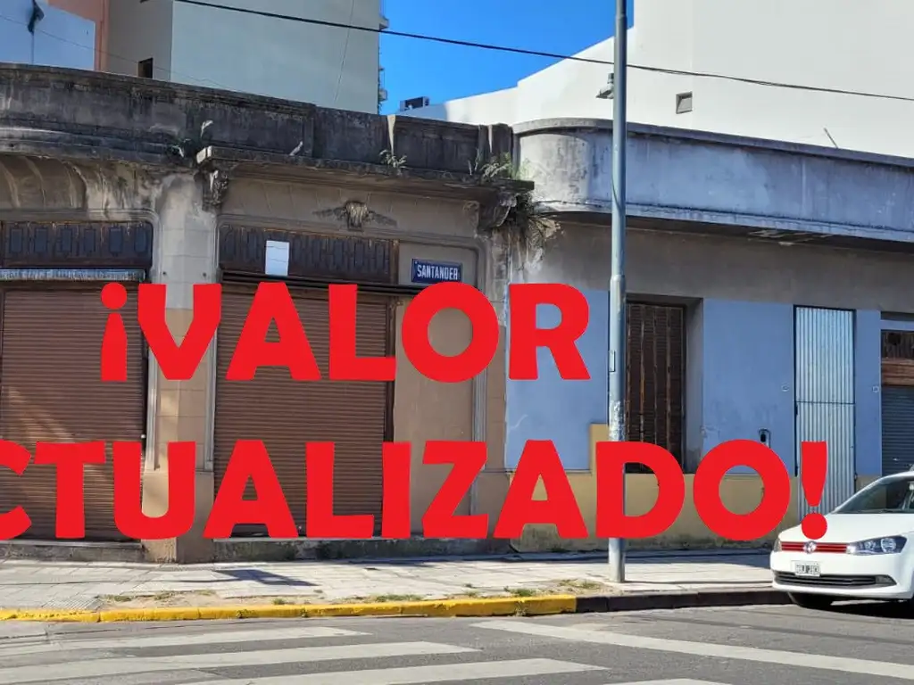 Retasado! Lote en P. Chacabuco. A metros de Av. Asamblea y 3 cuadras del parque.Ideal emprendimiento