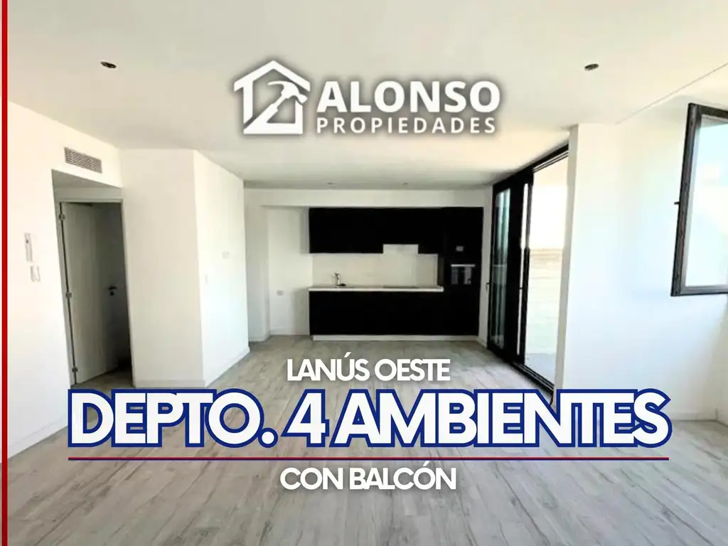 DEPARTAMENTO DE 4 AMBIENTES - EN LANUSITA