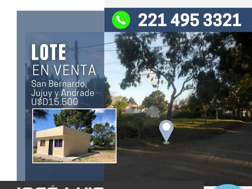 VENDE IMPORTANTE LOTE EN LA COSTA DE SAN BERNARDO