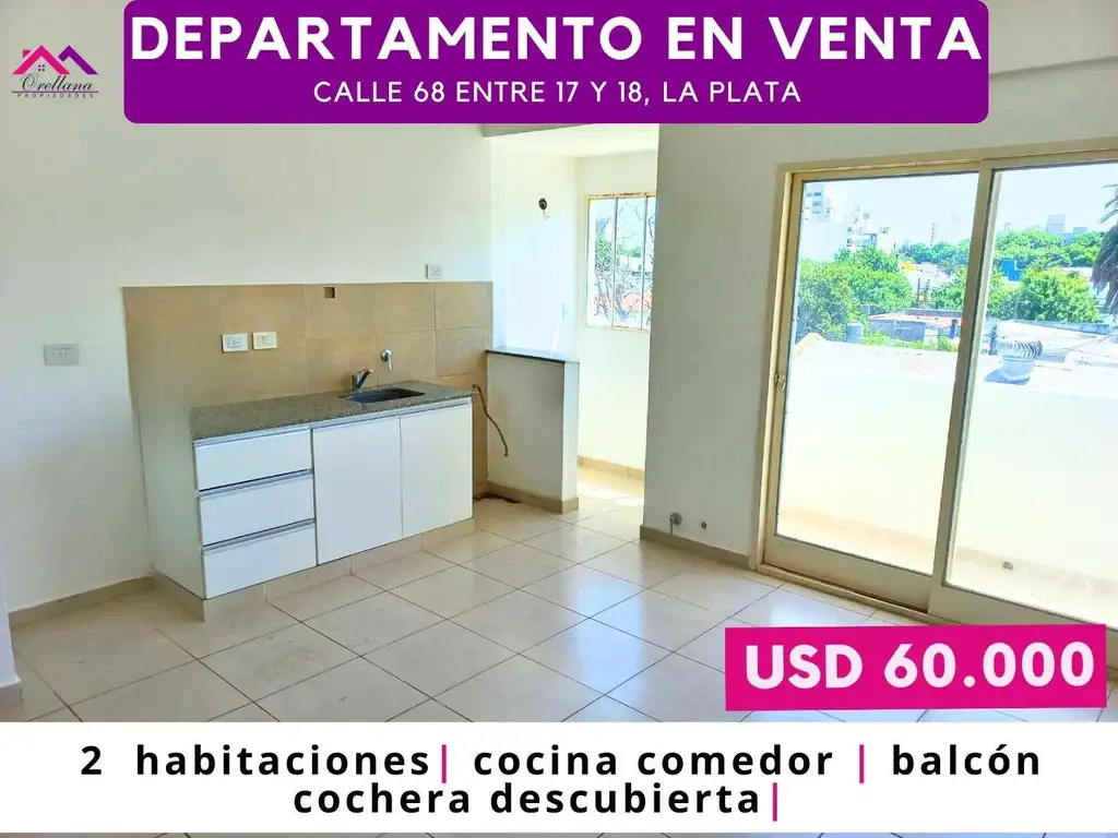 Venta Departamento de 3 ambientes.