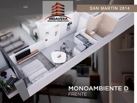 Departamento en Venta de 2 ambientes