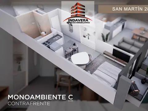Departamento en Venta de 1 dormitorio