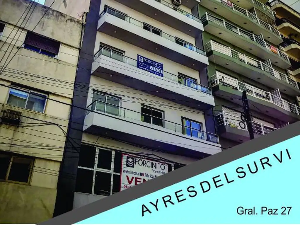 Venta de departamento de 2 AMBIENTES A ESTRENAR - General Paz 27 Avellaneda