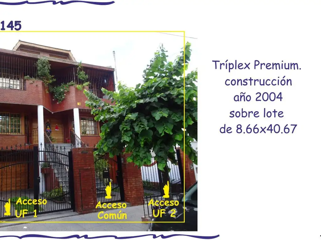 VENTA CONJUNTA de 2  TRIPLEX  COLOSALES y super EXCLUSIVOS