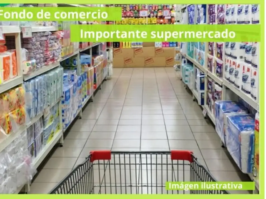 FONDO DE COMERCIO de importante Supermercado en J. D. Andes