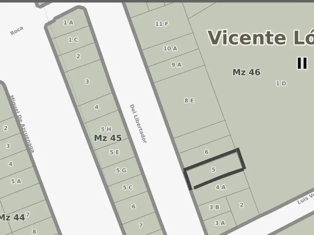 Venta Terreno en Av. Libertador Vicente López