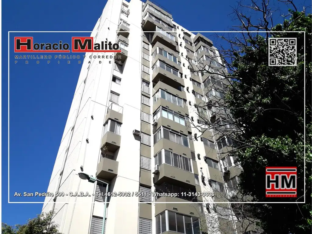 Excelente departamento VENTA de 3 Amb Piso 9°