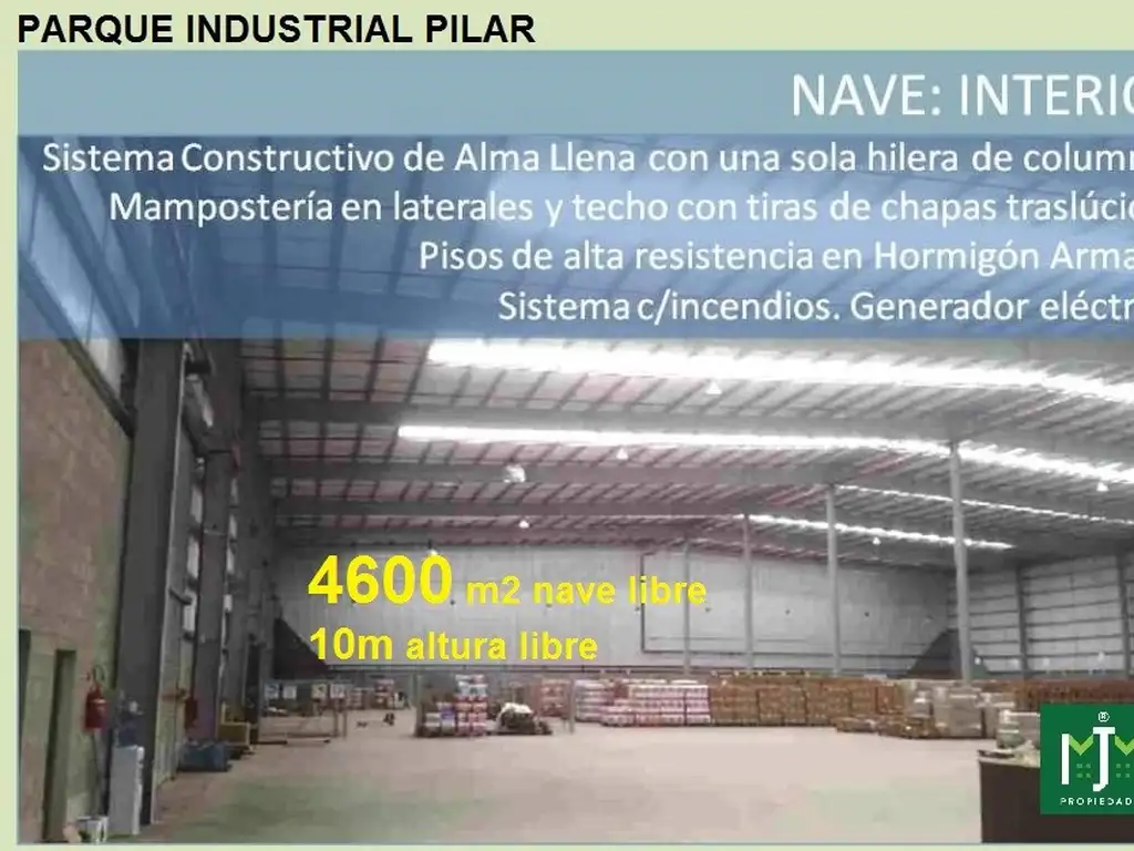 Galpon en Alquiler en Parque Industrial Pilar