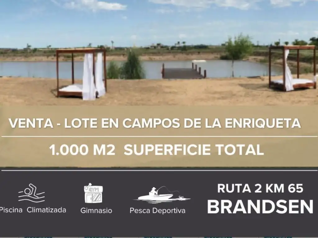 Venta de Lote en Campos de la Enriqueta, BRANDSEN