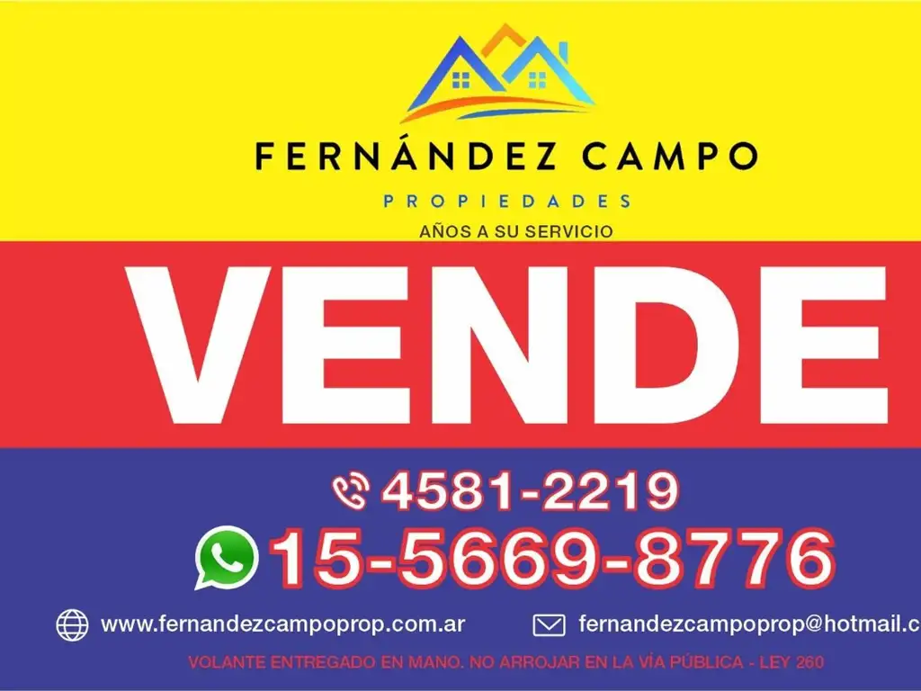 Terreno en venta en Caballito norte SE ACEPTAN M2