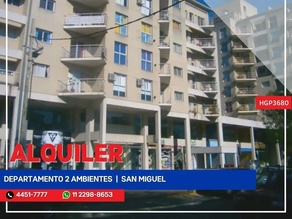 Departamento - Alquiler - Argentina, San Miguel - Sargento Cabral 1300