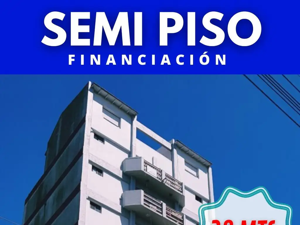 Semi piso 2 amb., balcón, vista parcial al mar