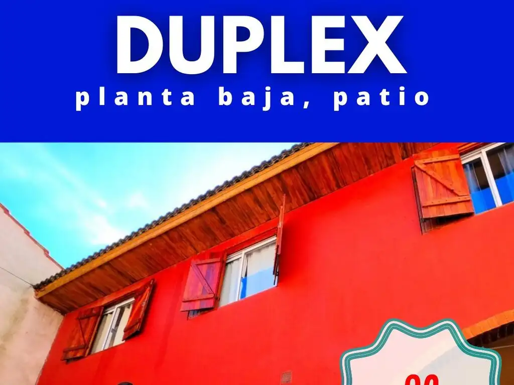 Duplex tipo casa, pocos mts del pleno centro, gas natural