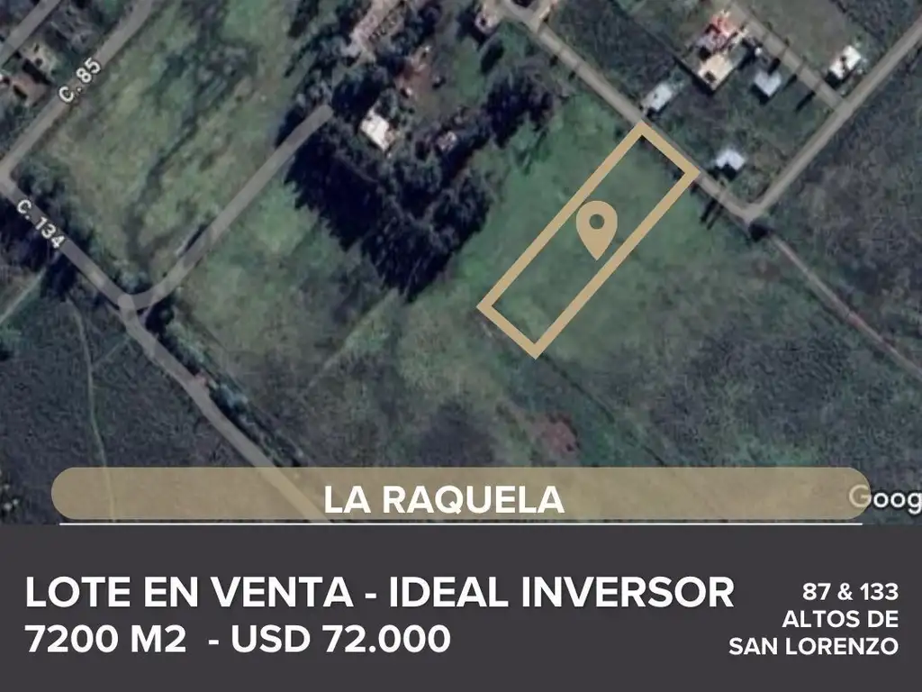 LOTE EN VENTA EN LA PLATA, PROYECTO BARRIO PRIVADO