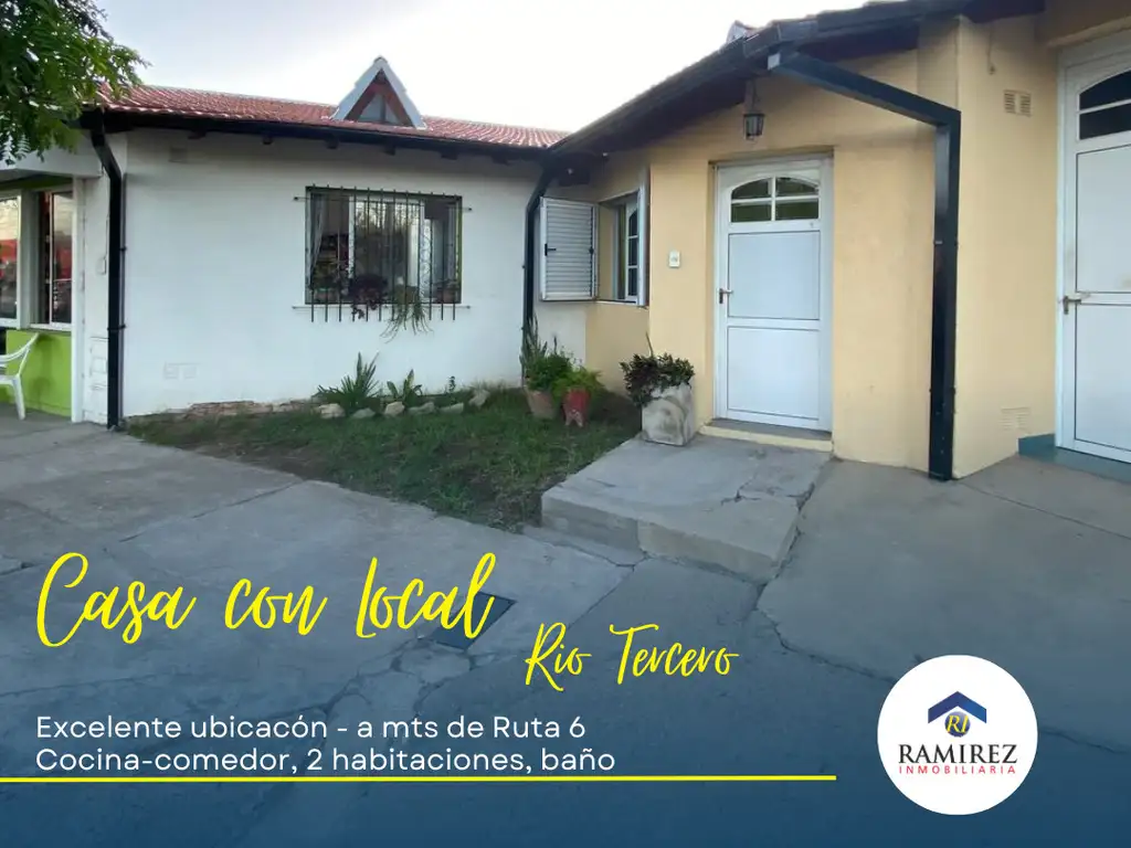 CASA DISPONIBLE EN VENTA EN RÍO TERCERO