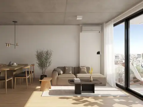 Departamento 3 ambientes con 2 baños